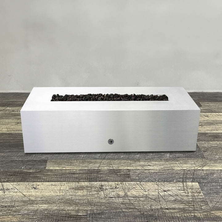 60" x 24" Rectangle Gravity Stainless Steel Fire Pit by Starfire Designs
