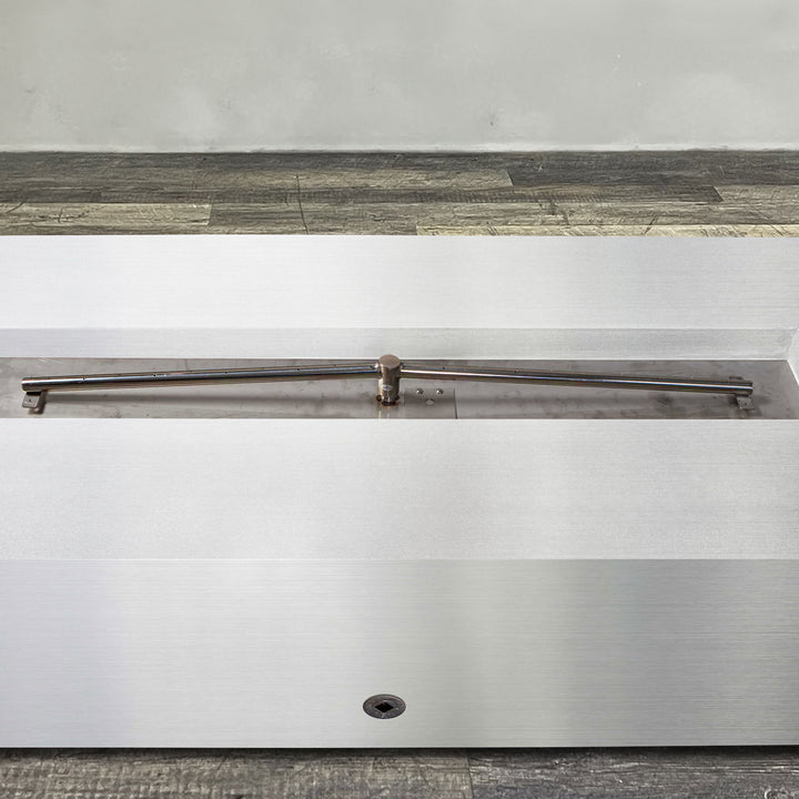 60" x 24" Rectangle Gravity Stainless Steel Fire Pit by Starfire Designs
