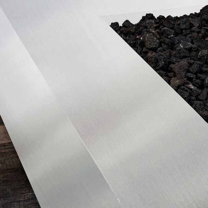 60" x 24" Rectangle Gravity Stainless Steel Fire Pit by Starfire Designs
