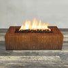 60" x 32" Rectangle Gravity Corten Steel Fire Pit by Starfire Designs