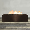 60" x 32" Rectangle Gravity Powder Coated Steel Fire Pit - Natural Gas - by Starfire Designs