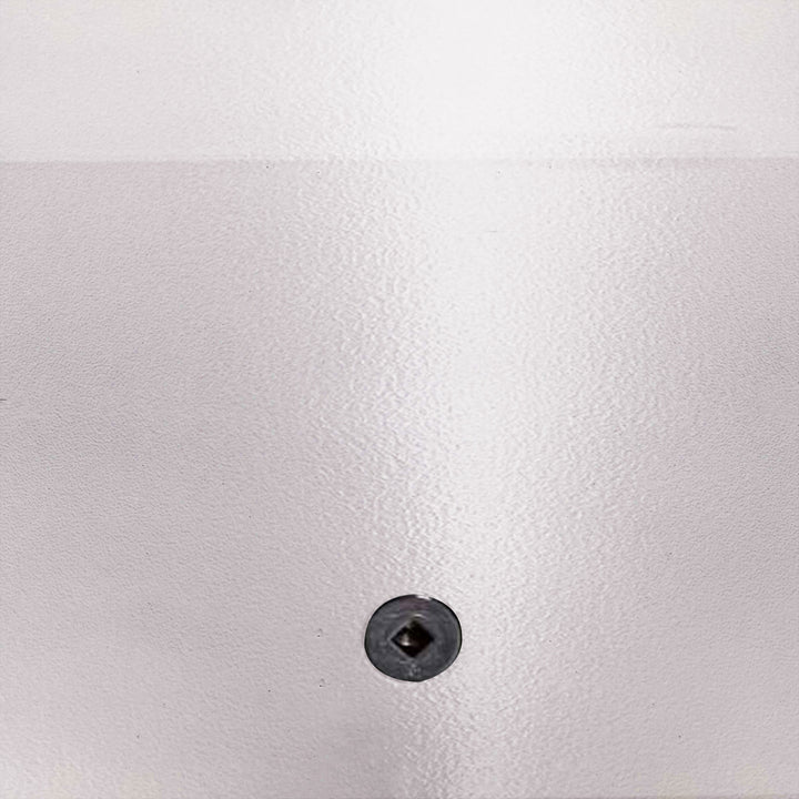 72" x 38" Rectangle Gravity Powder Coated Steel Fire Pit - Propane Gas Hardline - 110V CSA Hi/Lo Electronic Ignition System w/Bluetooth & Handheld Remote - White Hammertone by Starfire Designs