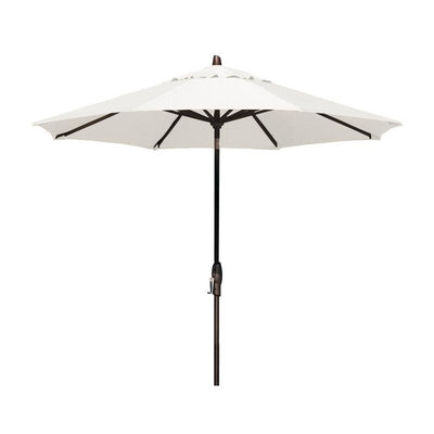 Octagon Auto Tilt Umbrella 9' Natural by Treasure Garden