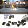 1/2" Maui Breeze Reflective Fire Glass - 10 Lb Jar