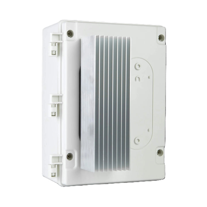 Main product image of the Bromic Affinity Smart-Heat 1-Channel Dimmer Control displaying its robust heat-sink fins and durable weatherproof housing.
