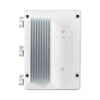 Straight-on view of the Bromic 1-Channel Smart-Heat Wireless Dimmer Control, featuring tall aluminum heat-sink fins for efficient temperature management.