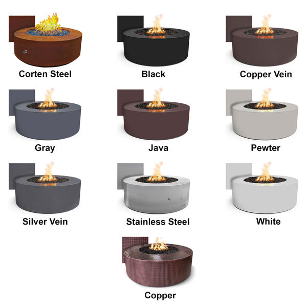 The Outdoor Plus Round Unity Fire Pit with Propane Access Door