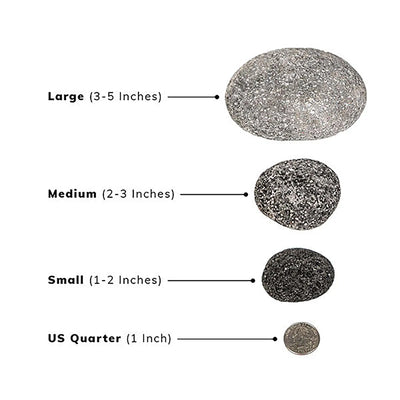 Outdoor Rolled Lava Rock (10 lbs)