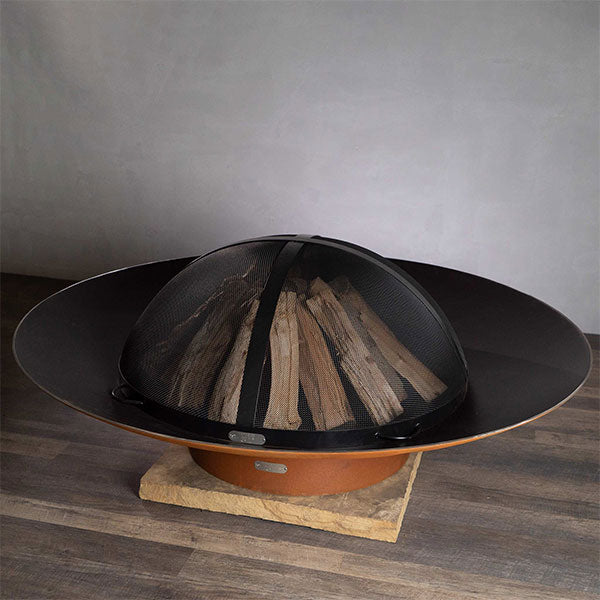 variant:72" / Wood Burning / Iron Oxide (Corten)