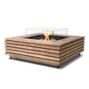 EcoSmart Fire Base 40 Teak Fire Table