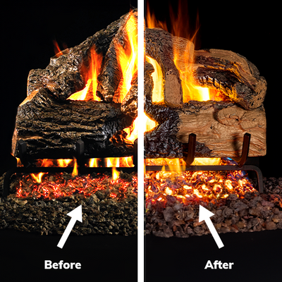 Fireplace Super Embers with Bryte Coals by Real Fyre