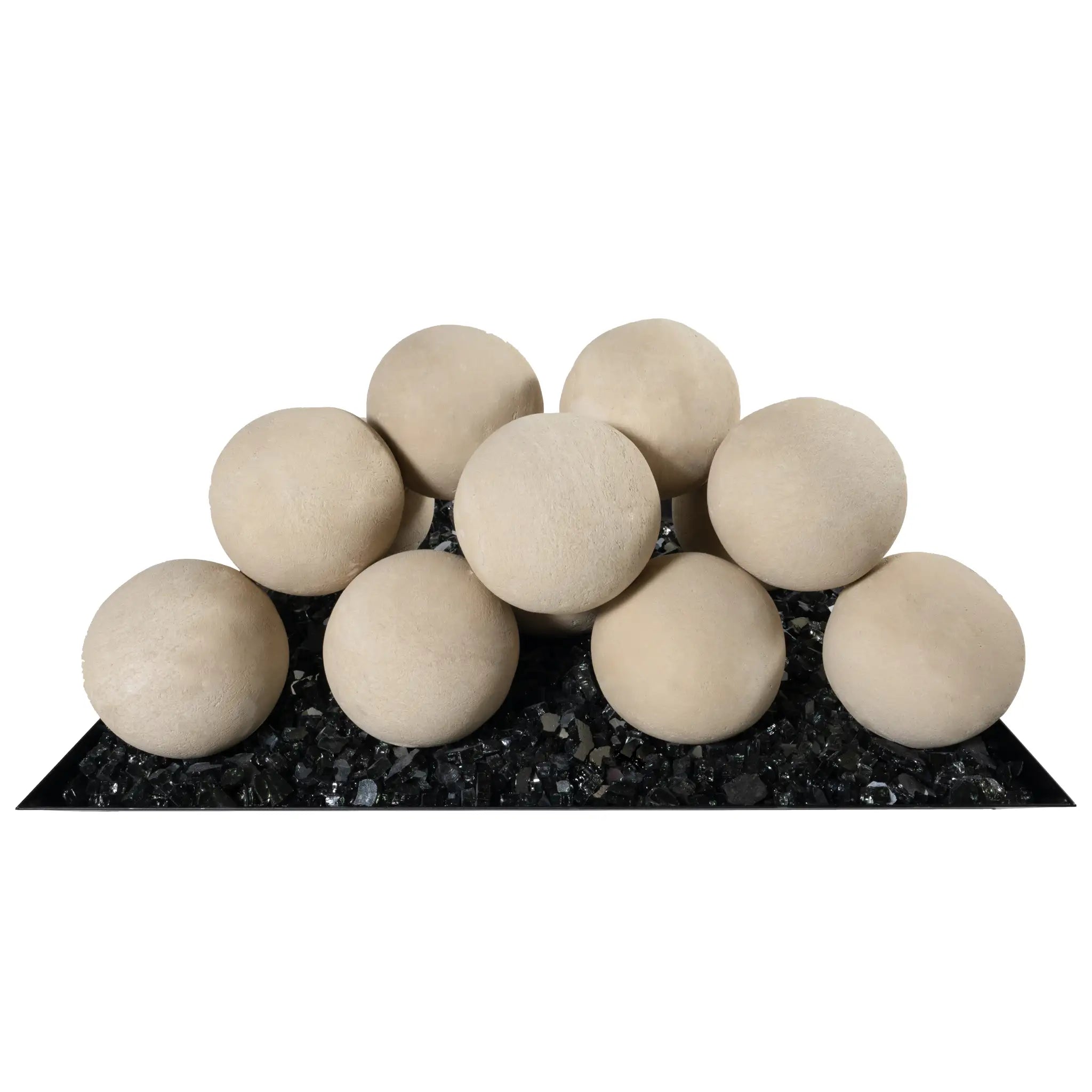4" Ceramic Fire Balls Set of 12 Starfire Direct