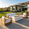 Beja 4-Piece Deep Seating Sofa Set with Fire Pit