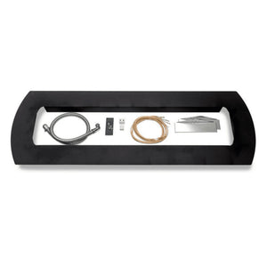 Product view of the Bromic Ceiling Recess Kit for Tungsten Electric Heater, featuring a modern black frame with integrated mounting hardware for a clean, recessed ceiling fit.