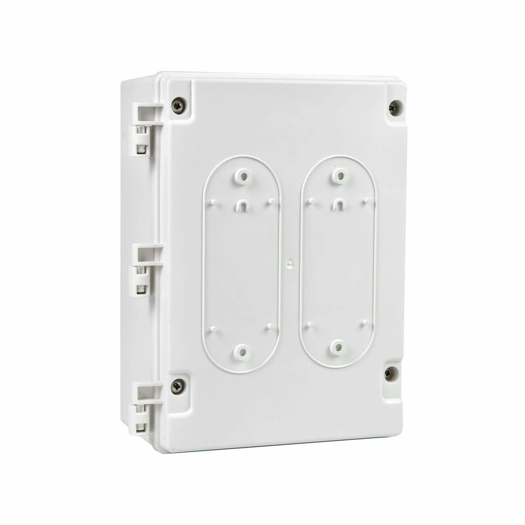Front view of the Bromic Heating Smart-Heat Affinity On/Off Control Box with label information visible, providing voltage, channel, and certification details.