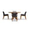 Carl Roost 4 Seat Reclaimed Teak and Rope Dining Set by Harmonia Living