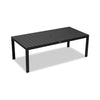 Classic Aluminum 8-Seater Rectangular Dining Table - Black by Harmonia Living