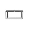 Classic Aluminum 6-Seater Rectangular Dining Table - Slate by Harmonia Living