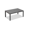 Classic Aluminum 6-Seater Rectangular Dining Table - Slate by Harmonia Living