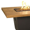 Rectangle Cosmopolitan French Barrel Oak Fire Table by American Fyre Designs