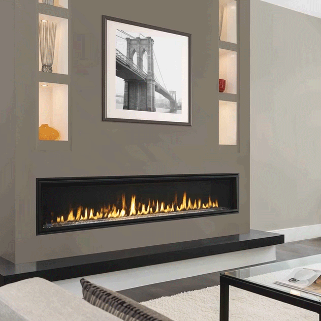 Echelon II Direct Vent Linear Gas Fireplace