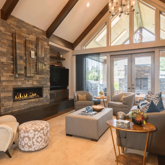 Echelon II Direct Vent Linear Gas Fireplace