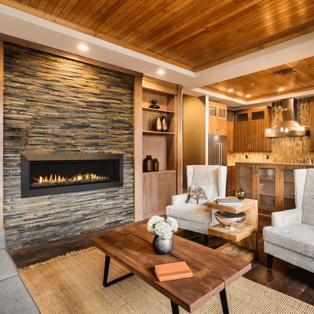 Echelon II Direct Vent Linear Gas Fireplace