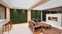 Fireplace Gallery: EcoSmart 1200db Fireplace Patio with Lush Greenery