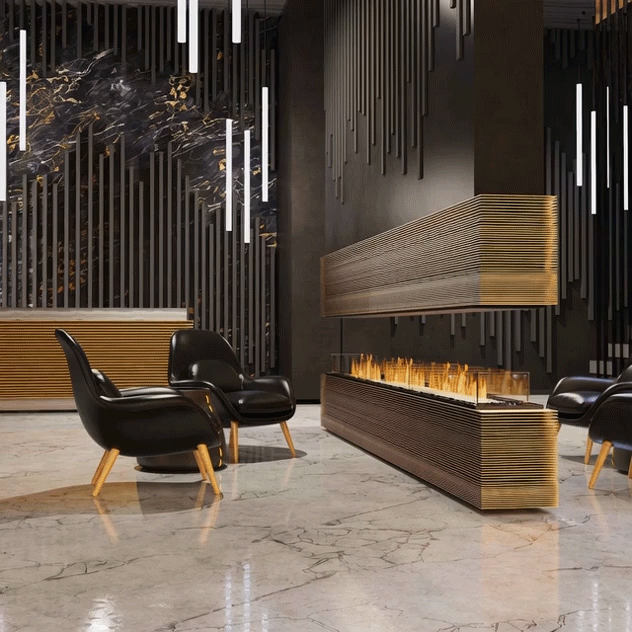 EcoSmart Fire Flex Island Bioethanol Fireplace Insert