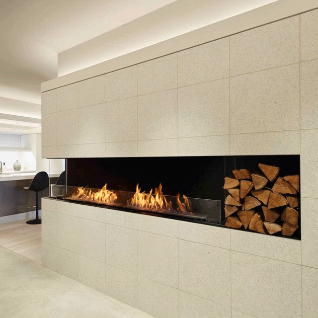 EcoSmart Fire Flex Left Corner Bioethanol Fireplace Insert