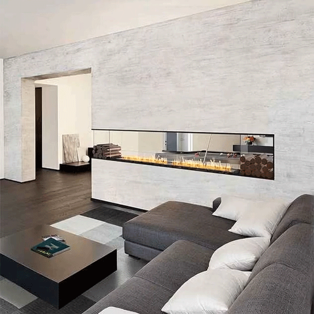 EcoSmart Fire Flex Peninsula Bioethanol Fireplace Insert