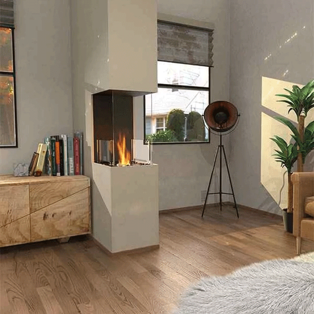 EcoSmart Fire Flex Peninsula Bioethanol Fireplace Insert