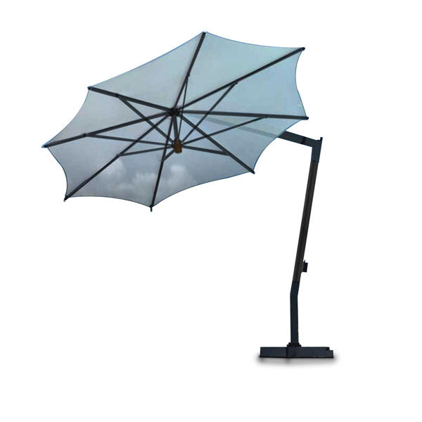 FIM Umbrellas C340 11.5' Octagonal Cantilever Umbrella with Silver Frame