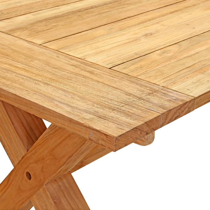 Fields 8 Seat Reclaimed Teak Outdoor Dining Table by Harmonia Living