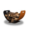 Fire Pit Art Carbon Steel Wings in Flight Log Rack