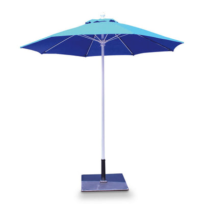 Galtech 725 7.5' Commercial Manual Lift Umbrella - White