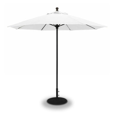 Galtech 735 9' Commercial Manual Lift Umbrella - Black