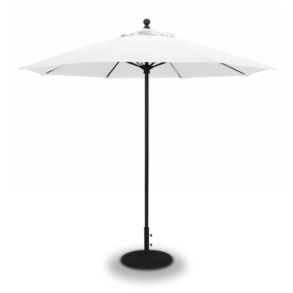 Galtech 735 9' Commercial Manual Lift Umbrella - Black