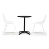 Ace 3 Piece Dining Matte Black Set by Harmonia Living