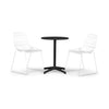 Ace 3 Piece Dining Matte Black Set by Harmonia Living