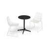 Ace 3 Piece Dining Matte Black Set by Harmonia Living