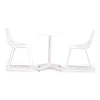 Ace 3 Piece Dining Matte White Set by Harmonia Living