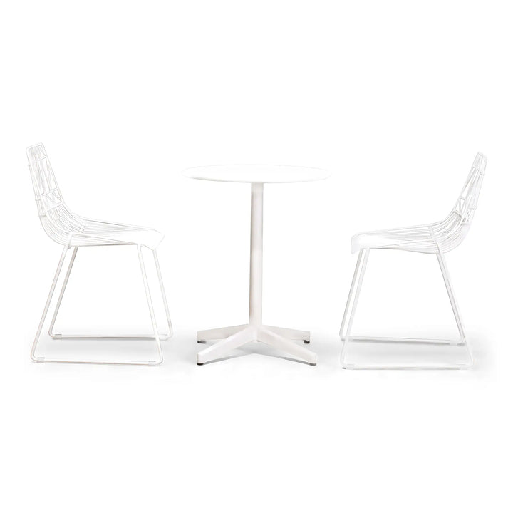 Ace 3 Piece Dining Matte White Set by Harmonia Living