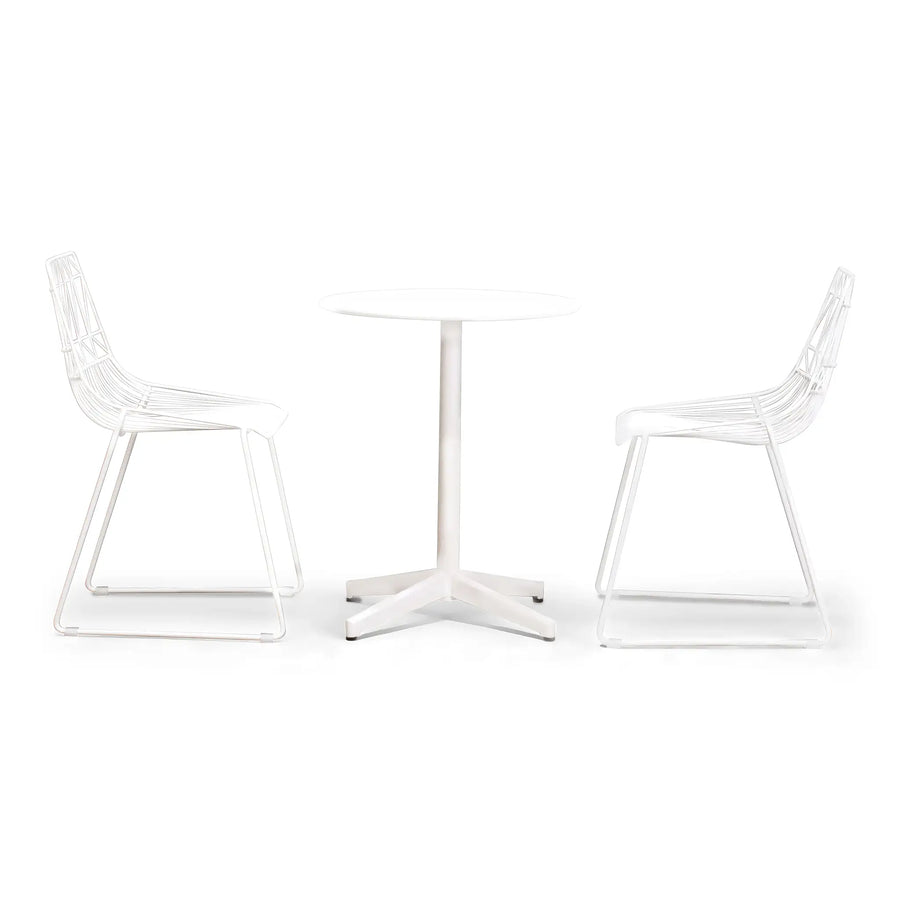 Ace 3 Piece Dining Matte White Set by Harmonia Living
