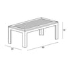 Ando Coffee Table by Harmonia Living