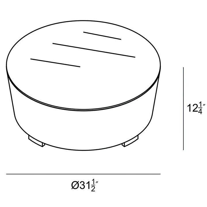 Arden Round Coffee Table by Harmonia Living