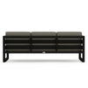 Harmonia Living Avion Aluminum Sofa - Black - Canvas Charcoal