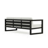 Harmonia Living Avion Aluminum Sofa - Black - Canvas Natural