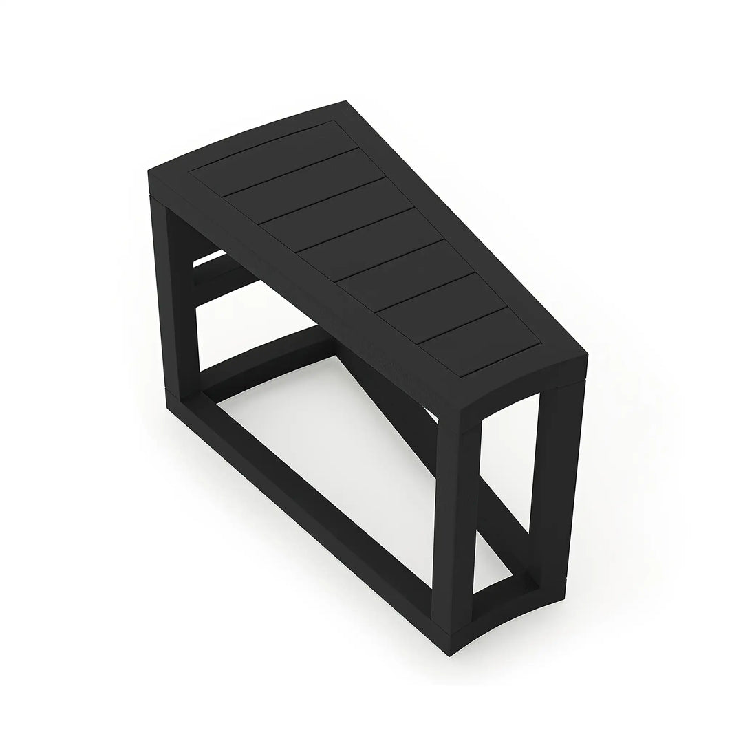 Avion Wedge End Table - Black by Harmonia Living