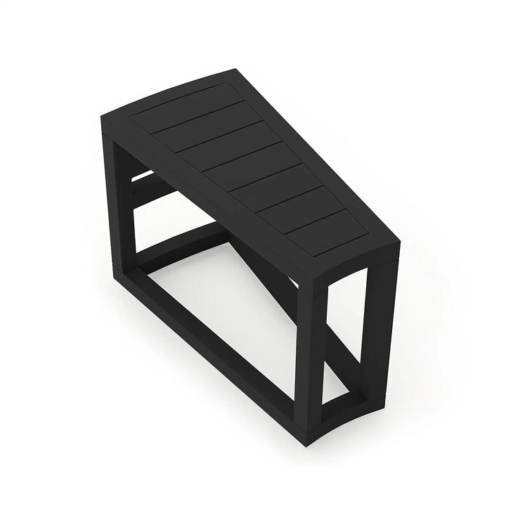 Avion Wedge End Table - Black by Harmonia Living